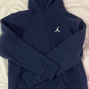 Jordan Navy Blue Hoodie Boys